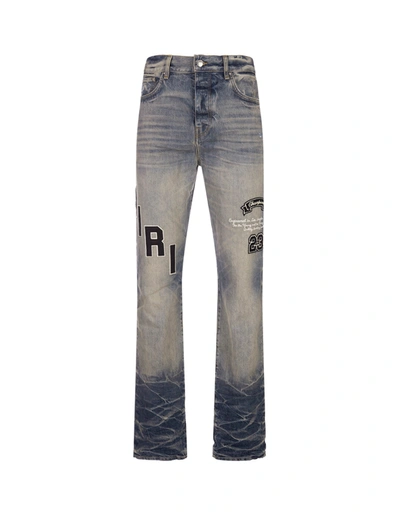 Shop Amiri Jeans Grey