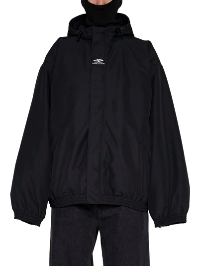 Shop Balenciaga Coats In Black