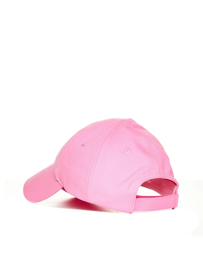 Shop Balenciaga Hats In Fluo Pink White
