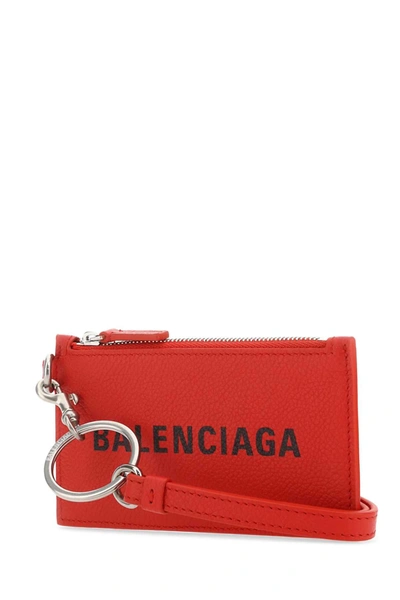 Shop Balenciaga Wallets In Red