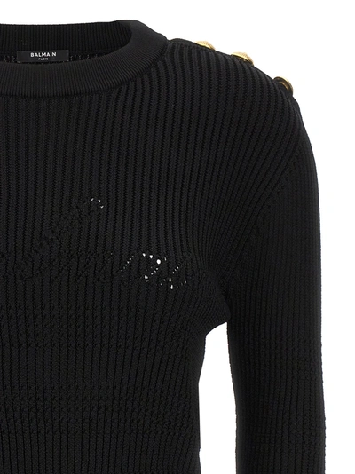 Shop Balmain '' Sweater In Black