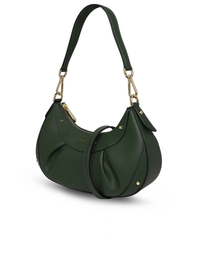 Shop Michael Michael Kors Michael Kors 'enzo' Green Leather Bag