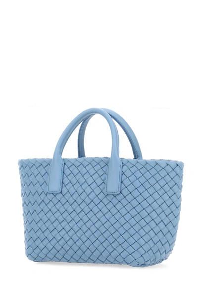 Shop Bottega Veneta Hand Bags In Blue