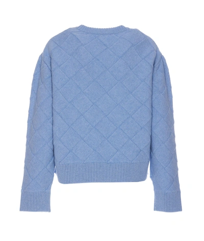 Shop Bottega Veneta Sweaters In Blue