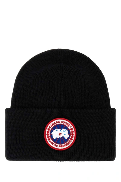 Shop Canada Goose Arctic Disc - Wool Cap In Black