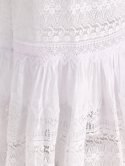 Shop Charo Ruiz Viola Long Skirt In White