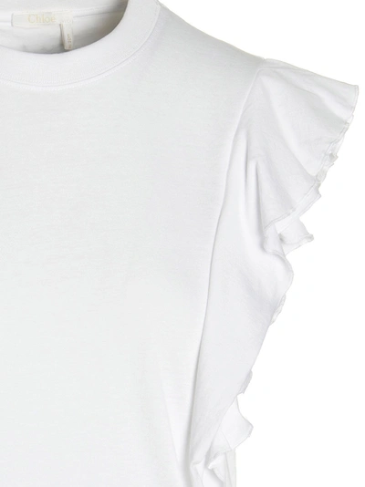 Shop Chloé Chloè T-shirts And Polos In White