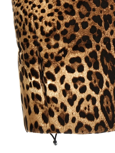 Dolce & Gabbana Synthetic Fibers Jacket In Brown