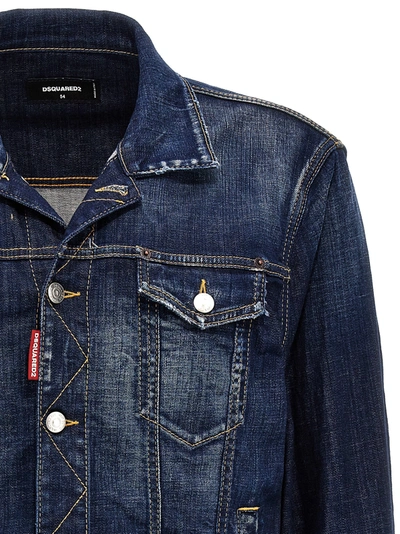 Shop Dsquared2 Jackets In Blue