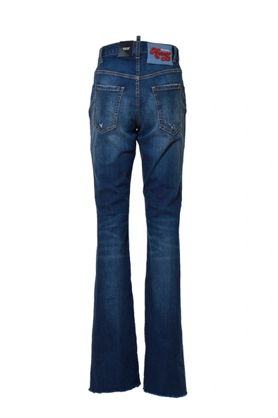 Shop Dsquared2 Blue Denim Jeans