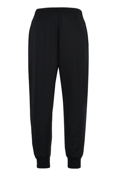 Shop Dsquared2 Dan Cotton Blend Jogging Trousers In Black