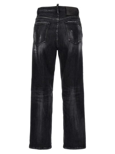 Shop Dsquared2 'boston' Jeans In Black