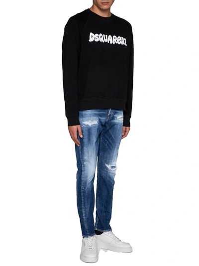 Dsquared2 Sweaters In Black