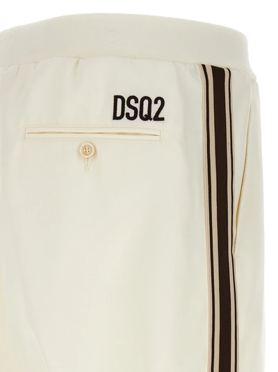 Shop Dsquared2 'tailored' Joggers In White