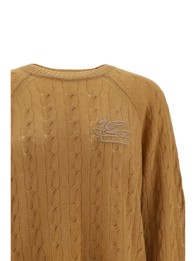 Shop Etro Cashmere Crew-neck Sweater In 800