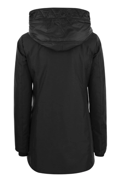 Fay Toggle - Double Front Parka In Black