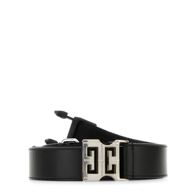 Shop Givenchy "4g Release" Belt In Black