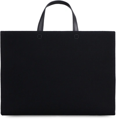 Shop Givenchy Tote Medium G Bag In Canvas In Black