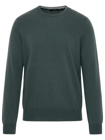 Shop Gran Sasso Green Cashmere Sweater