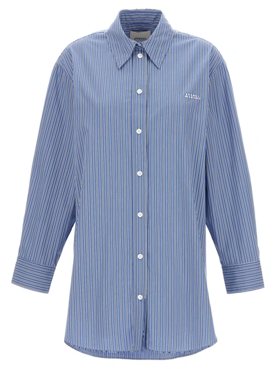 Shop Isabel Marant 'cylvany' Shirt In Blue