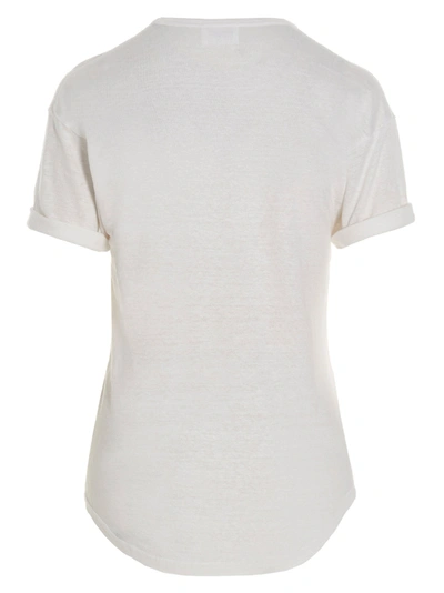 Shop Isabel Marant Étoile "koldi" T-shirt In White