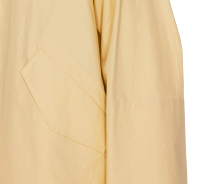 Shop Jil Sander Trench In Yellow