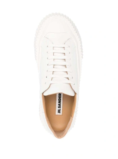 Shop Jil Sander Sneakers In Neve