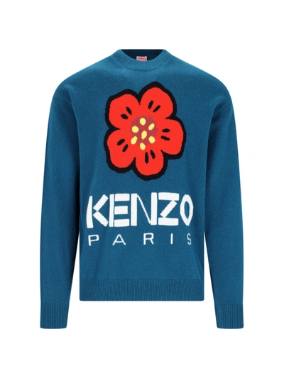 Shop Kenzo Sweaters Blue