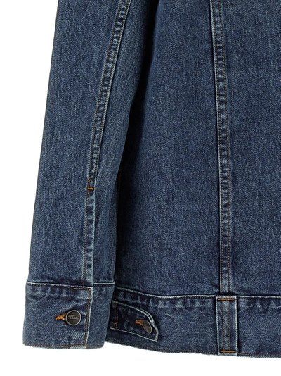 Khaite Ross Oversized Denim Jacket In Blue