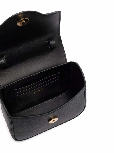 Shop Versace Bags In Black- Gold