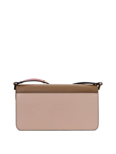Shop Marni Trunk - Leather Bag In Brown