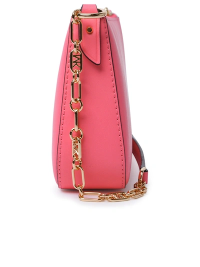 Shop Michael Michael Kors Camila Rose 'empire' Leather Bag In Fucsia