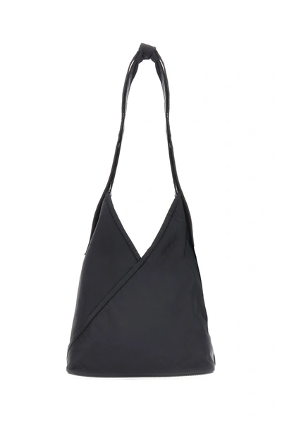 Shop Mm6 Maison Margiela Shoulder Bags In Black