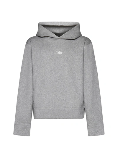 Shop Mm6 Maison Margiela Sweaters In Grey