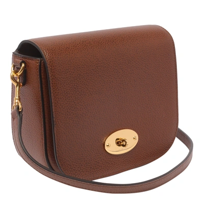 Shop Mulberry Brown Leather Darley Crossbody Bag In Oak