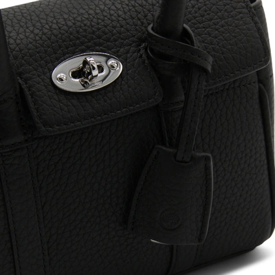 Shop Mulberry Black Leather Bayswater Handle Bag