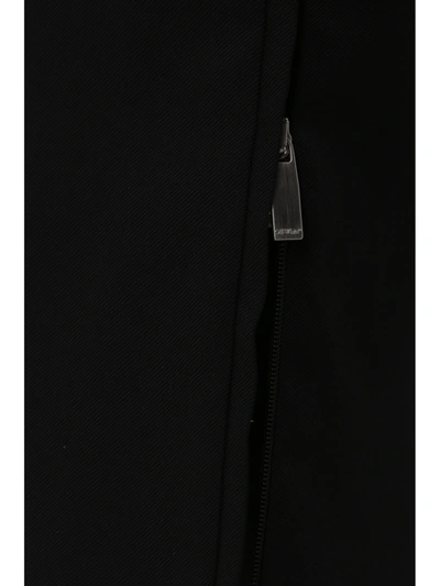 Shop Off-white Virgin Wool Trousers In Black