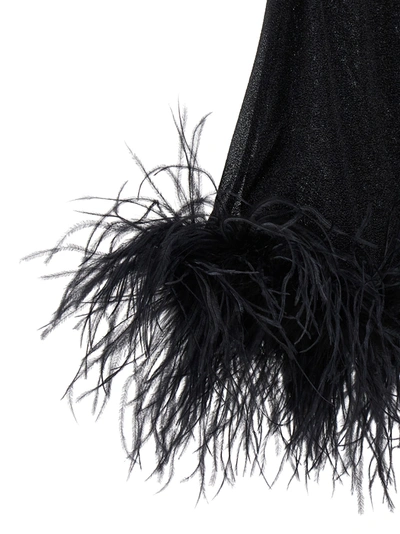 Shop Oseree Oséree 'lumiere Plumage' Skirt In Black