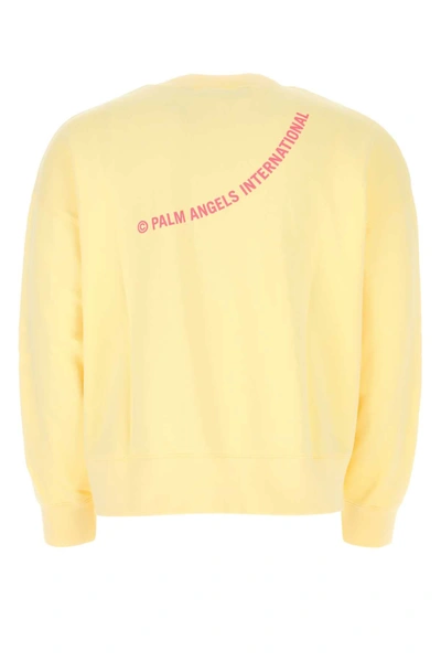 Shop Palm Angels Shirts In Yellow