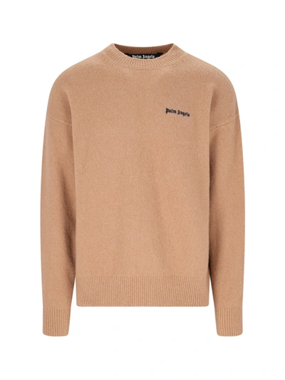 Shop Palm Angels Sweaters Brown