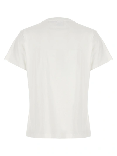 Shop Pinko White Cotton T-shirt