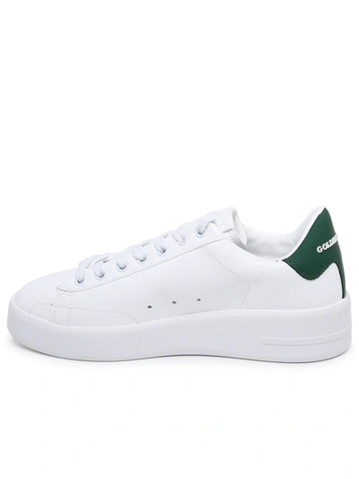 Shop Golden Goose Pure New White Leather Sneakers