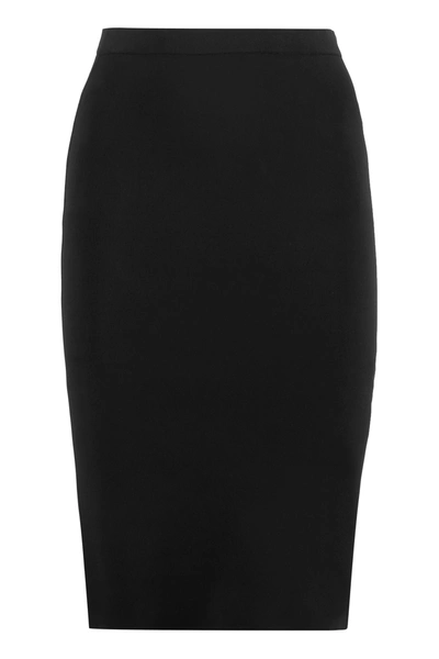 Shop Saint Laurent Skirt In Black