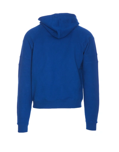 Shop Saint Laurent Sweatshirts In Blue