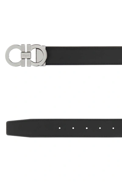 Shop Ferragamo Salvatore  Belt In Blackonewvicuna