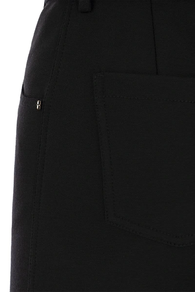 Shop Sportmax Pants In Black