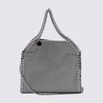 Shop Stella Mccartney Falabella Mini Tote Bag In Grey