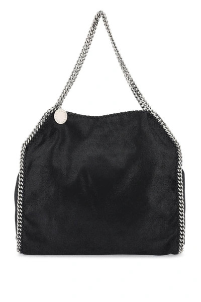 Shop Stella Mccartney Black Polyester Falabella 2 Chain Bag