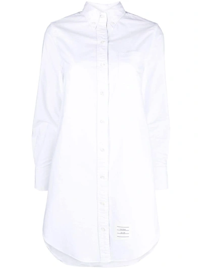 Shop Thom Browne Dress In White