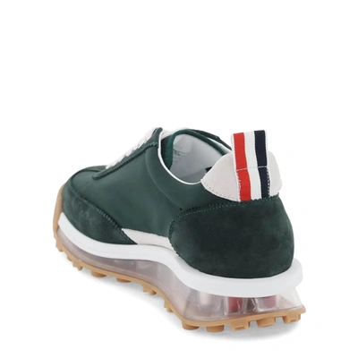 Thom Browne Translucent-sole Leather Sneakers In 310